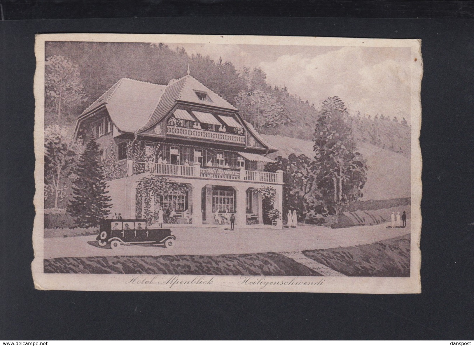 Schweiz AK Hotel Alpenblick Heiligenschwendi 1912