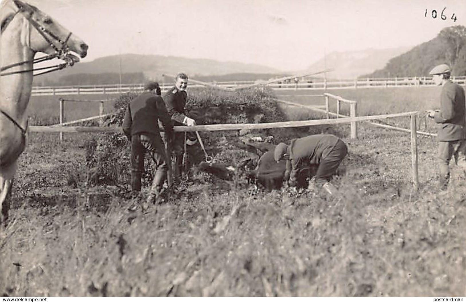 Schweiz - BERN - Pferdeshow - Lieutenant Hyss mit Baptiste - FOTOKARTE Jahr 1912 - Verlag Photo-Atelier Berna J. Keller