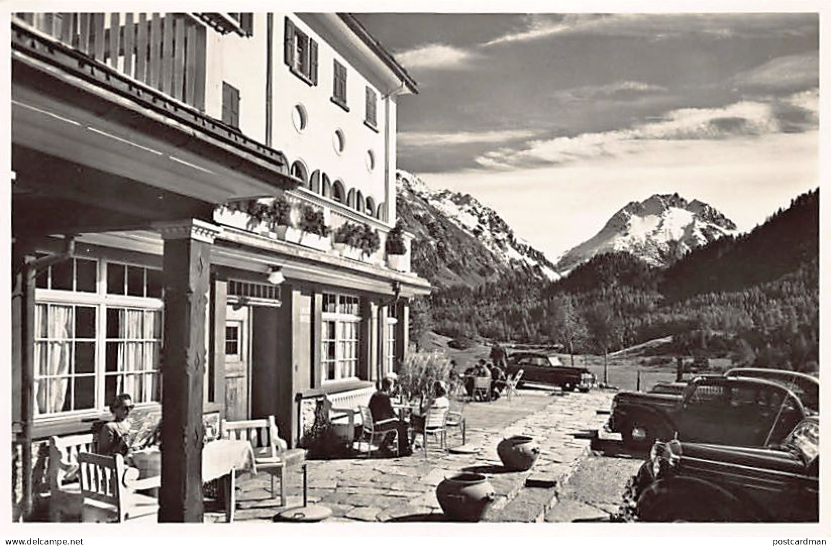 Schweiz - BREGAGLIA (GR) Werbekarte - Hôtel Restaurant Maloja-Kulm - Verlag Unbekannt