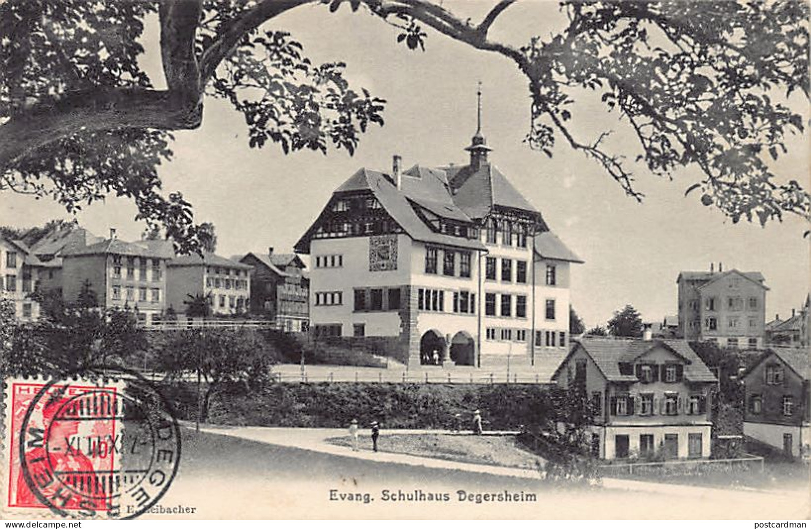 Schweiz - DEGERSHEIM (SG) Evang. Schulhaus - Verlag E. Leibacher
