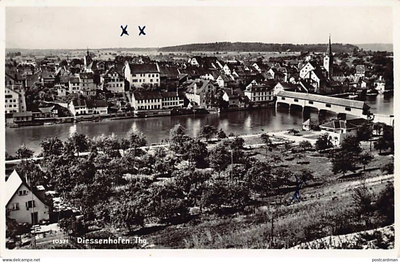 Schweiz - DIESSENHOFEN (TG) Totalansicht - Verlag Hans Gross 10571