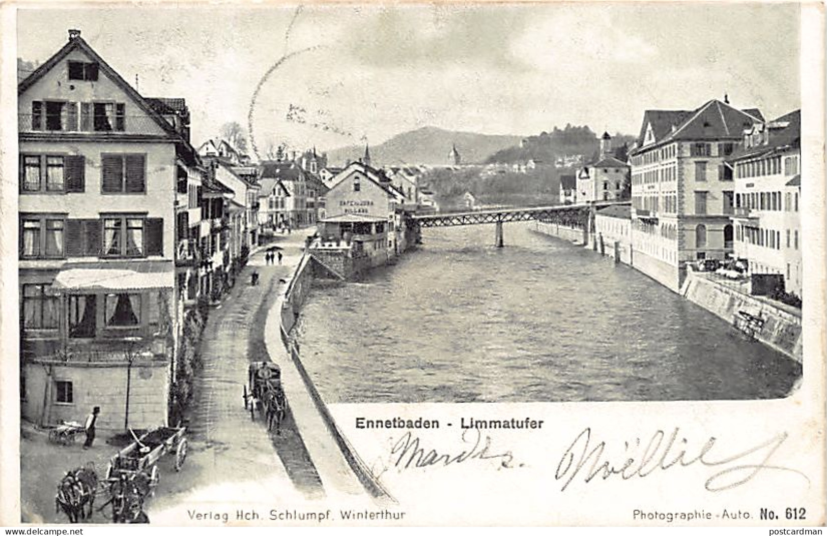 Schweiz - ENNETBADEN (AG) Limmatufer - Verlag Hch. Schlumpf 612