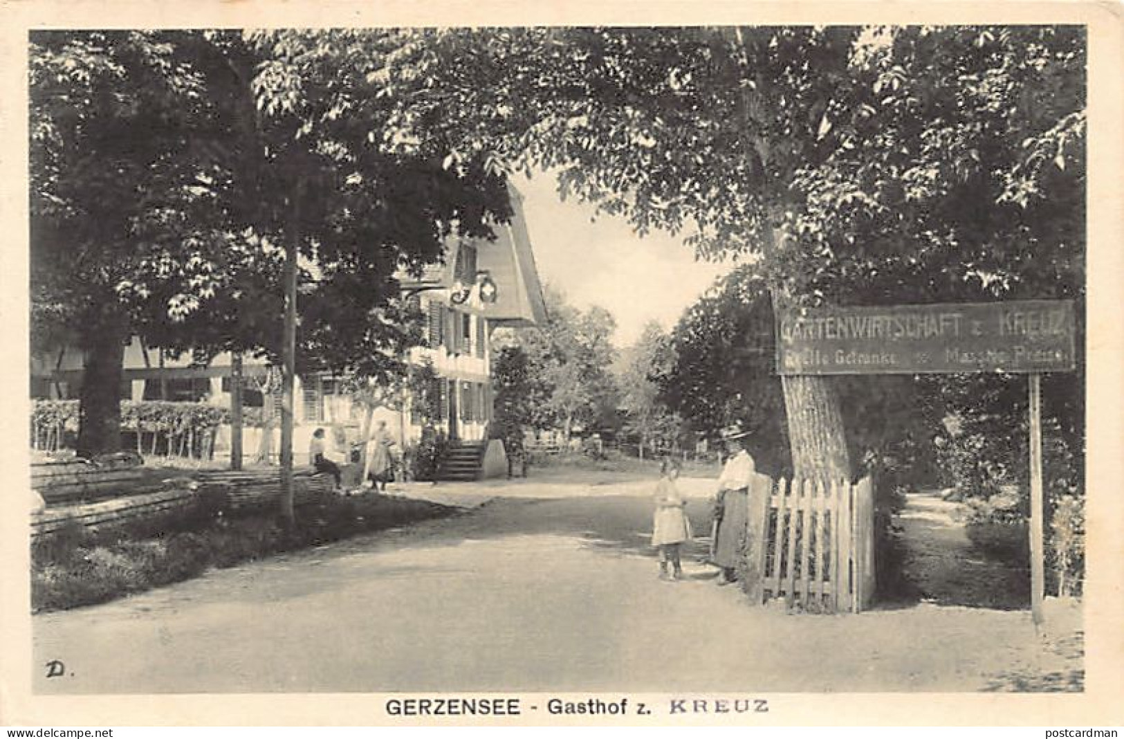 Schweiz - GERZENSEE (BE) Gasthof z. kreuz - Verlag - R. deyhle 1753