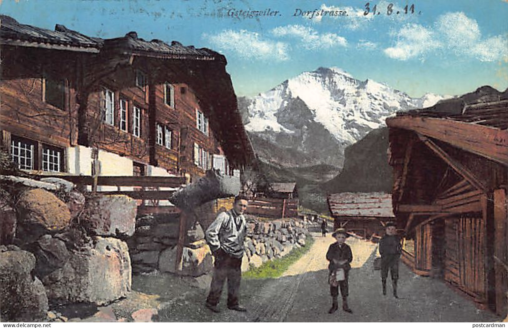 Schweiz - GSTEIGWILER (BE) Dorfstrasse - Verlag Gabler 1216