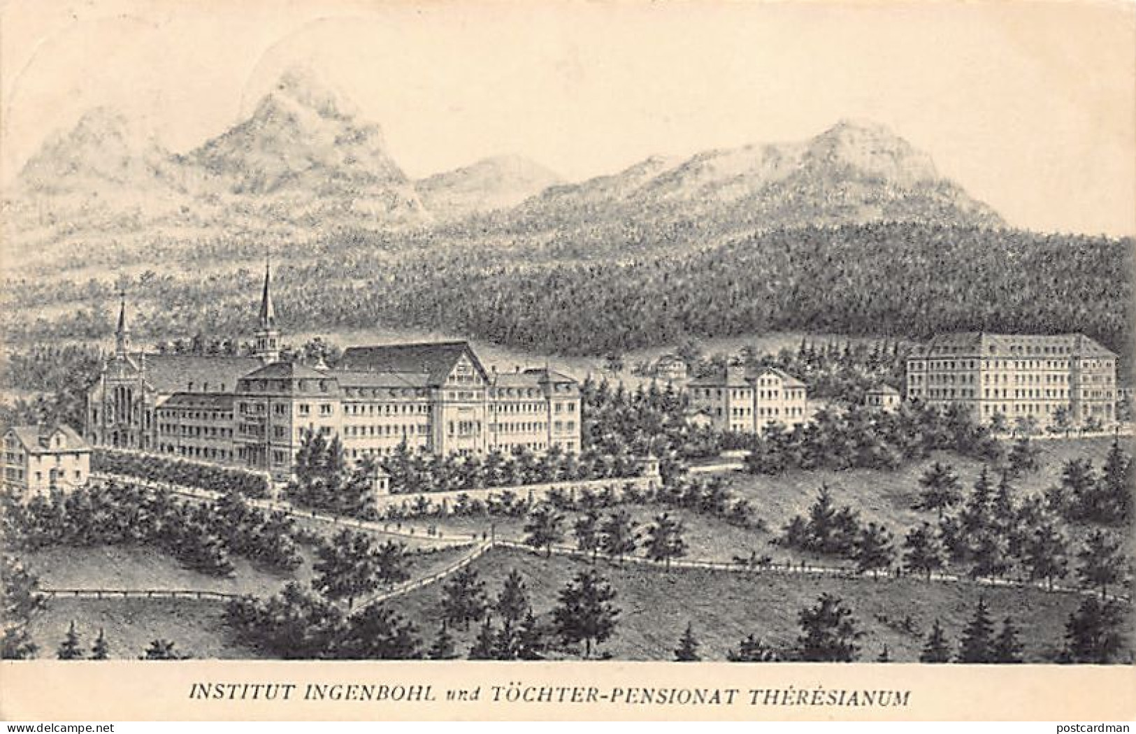 Schweiz - INGENBOHL (SZ) Institut Ingenbohl und Töchter-Pensionat Thérésianum - Verlag unbekannt