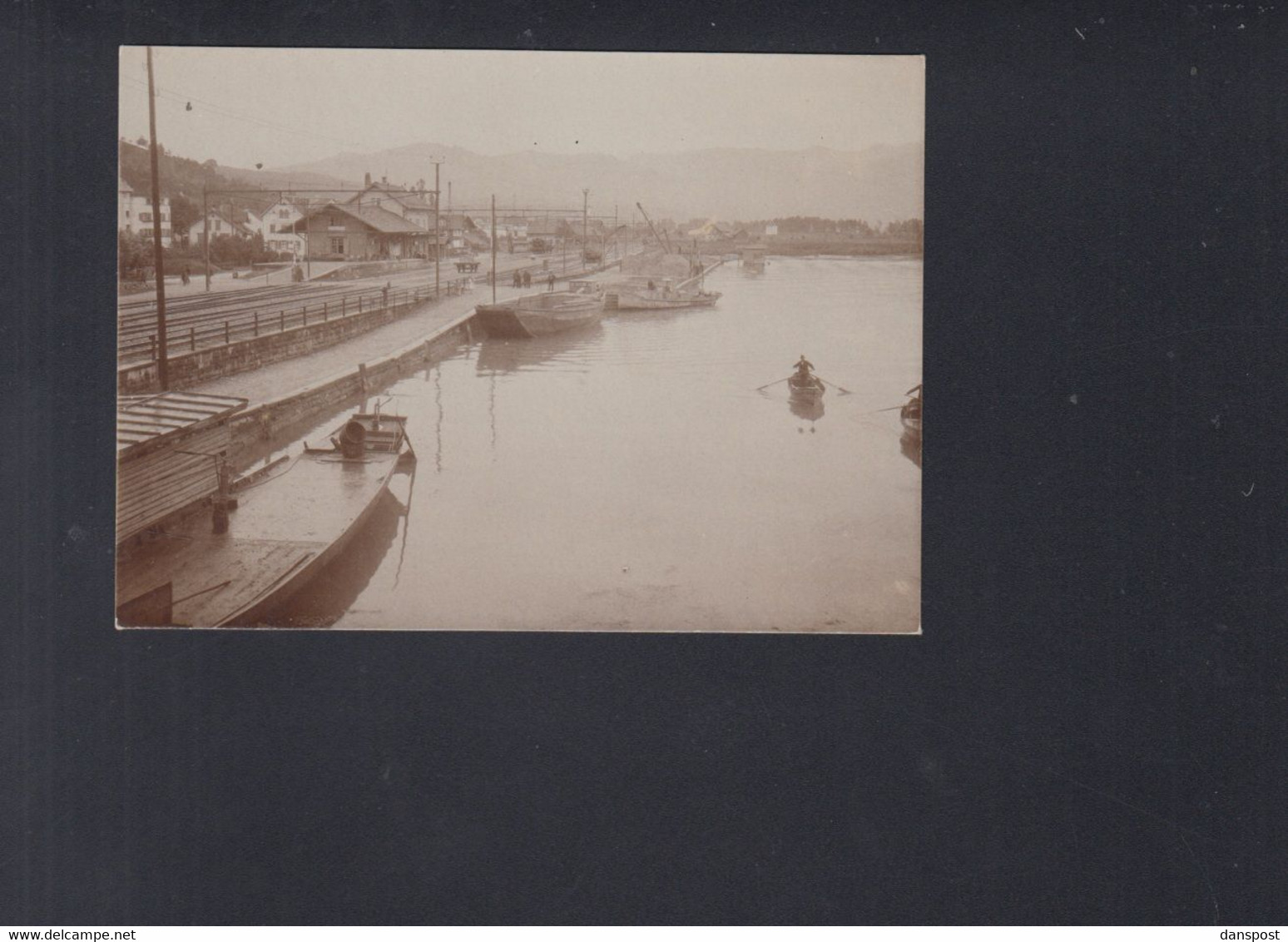 Schweiz Kleines Photo Schmerikon Bahnhof um 1928