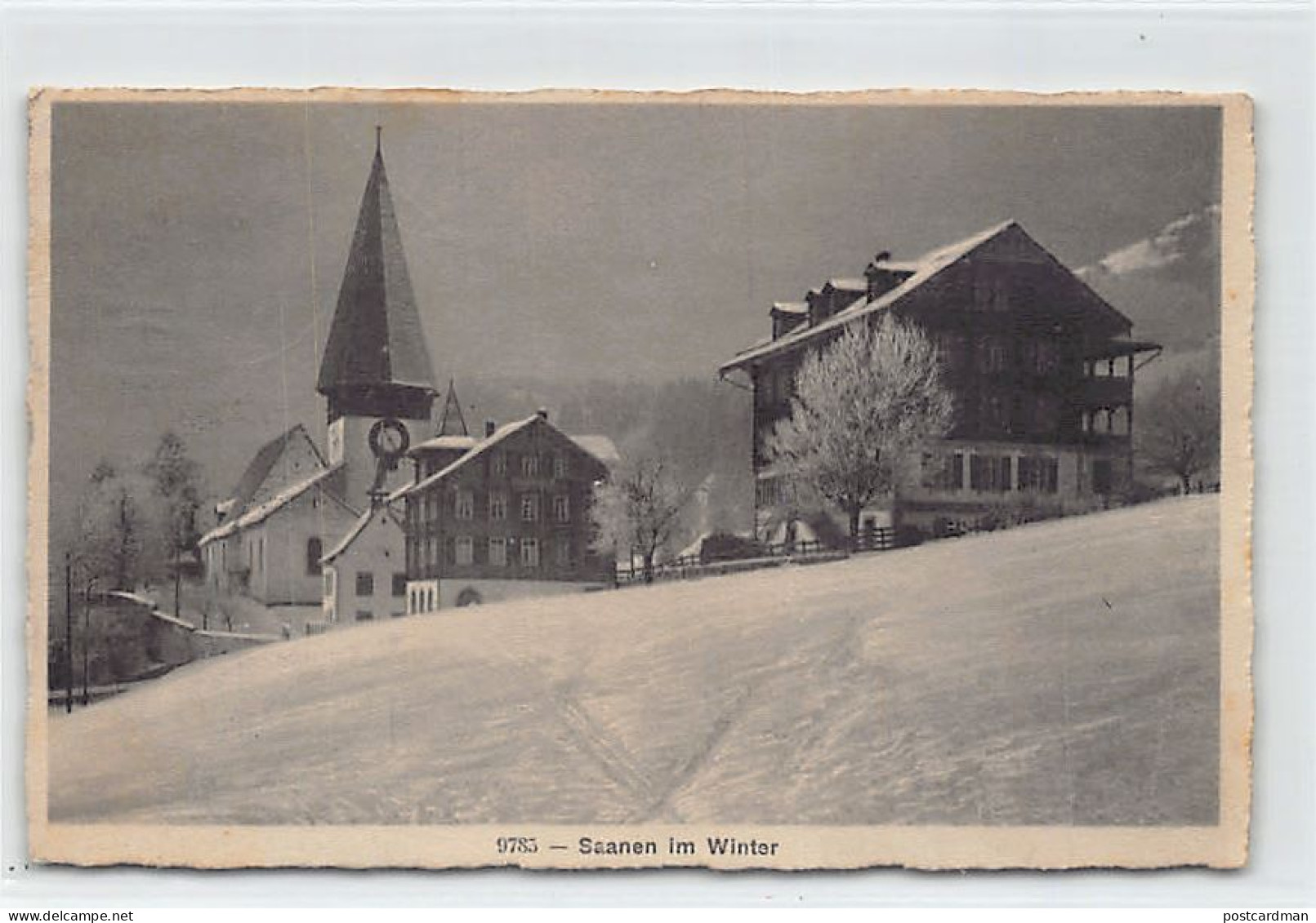 Schweiz - SAANEN (BE) Im Winter - Ed. C.P.N. 9785