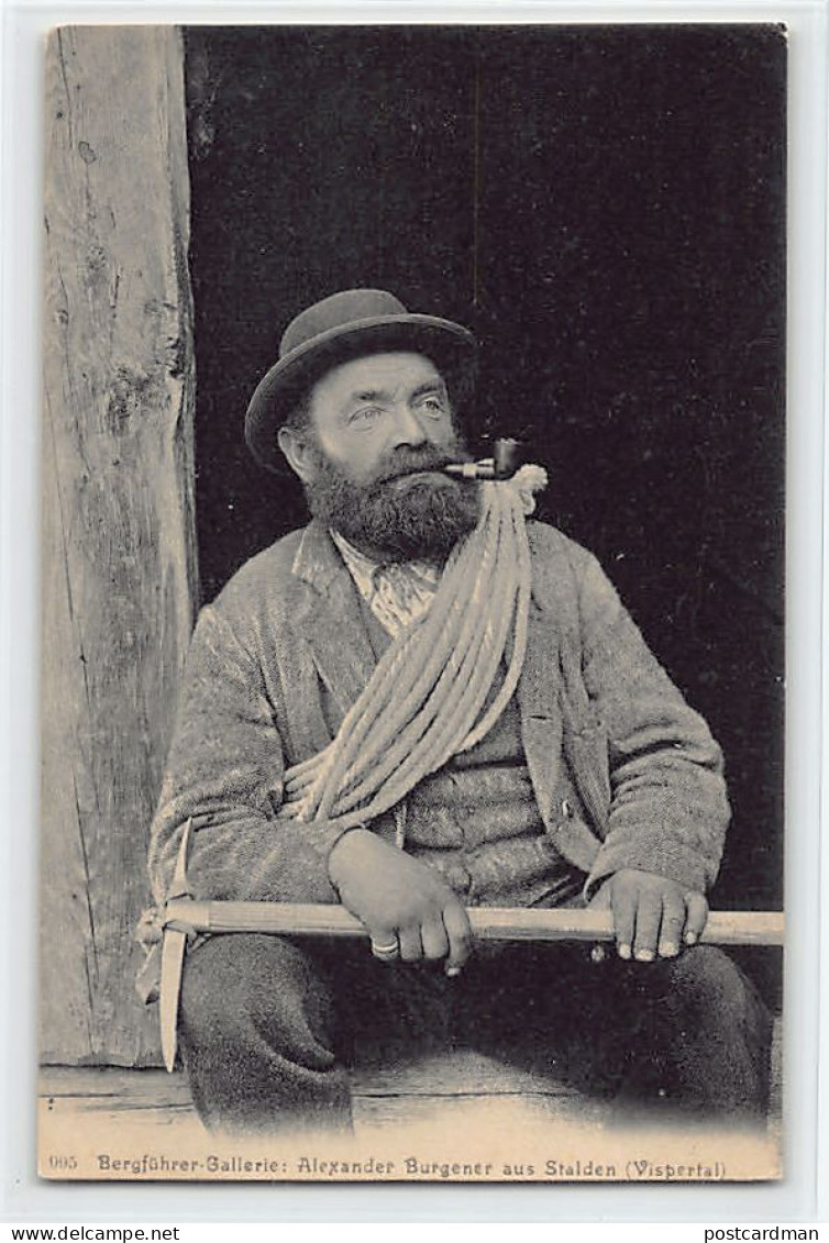 Schweiz - STALDEN (VS) Bergführer-Gallerie - Alexander Burgener - Verlag Gebr. Wehrli 995