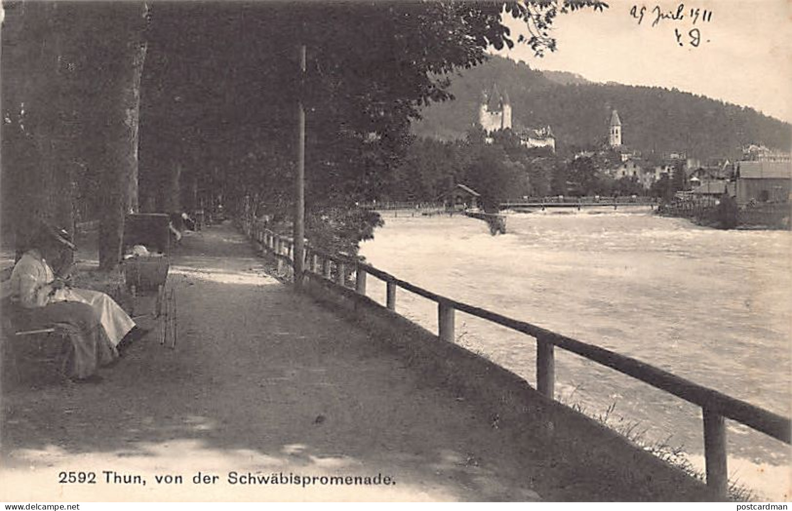 Schweiz - Thoune / Thun (BE) Von der SchwäbispromenadeVerlag - Phot. Franco-Suisse 2592