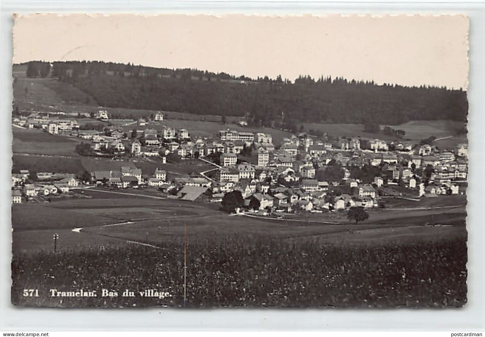 Schweiz - TRAMELAN (BE) Bas du village - Ed. J. Dubois