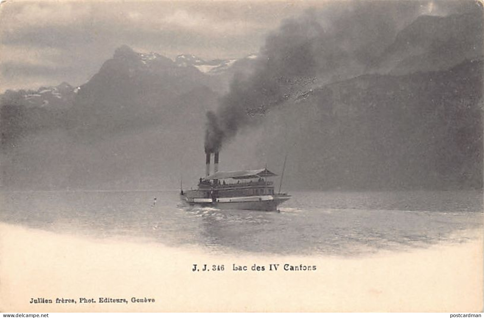 Schweiz - Vierwaldstättersee - Dampfer - Verlag Jullien J.J. 346