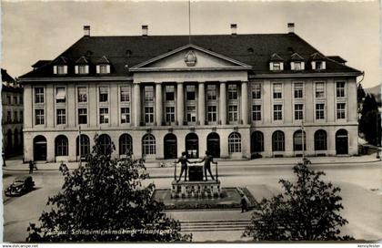 Aarau, Schützendenkmal mit Hauptpost