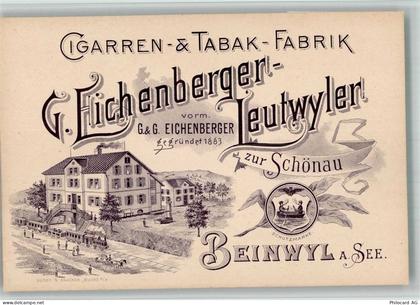5712 Beinwil am See BOAKC Fabrik Zigarren und Tabak Eichenberger Eisenba... - 13715745