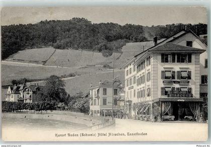 5408 Ennetbaden 1907 - Hotel Hirschen - 10622222