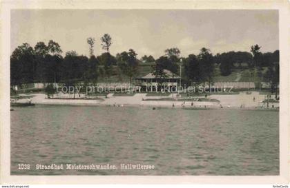 Hallwilersee Hallwil AG Strandbad Meisterschwanden