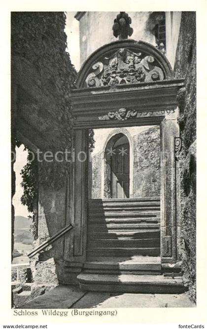 Wildegg AG Schloss Wildegg Burgeingang