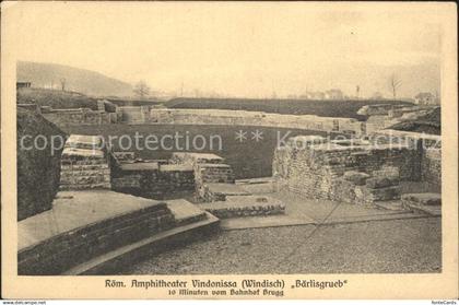 Windisch AG Roem. Amphitheater Vindonissa Baerlisgrueb