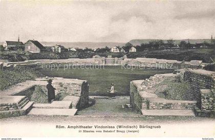 Windisch AG Roemisches Amphitheater Vindonissa Baerlisgrueb