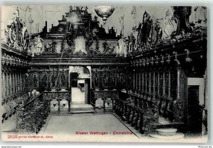 5430 Wettingen 1908 - Kloster Chorstühle - 10620021