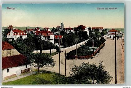 5610 Wohlen AG 1917 - Bahnhof mit Quartier - 13449270