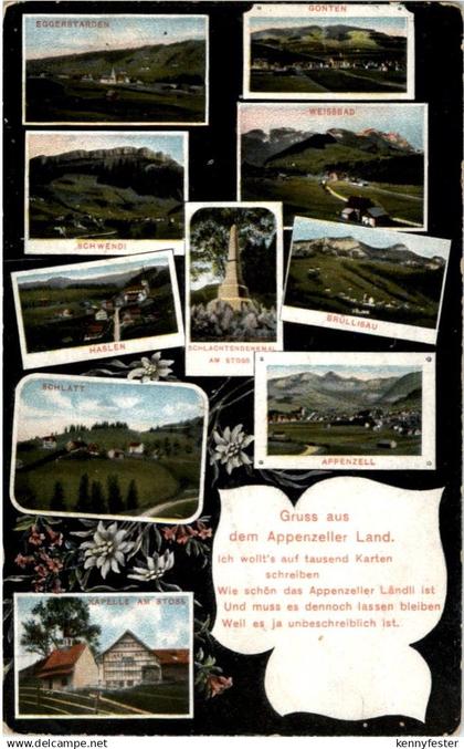 Gruss aus dem Appenzeller Land - Gonten Stoos