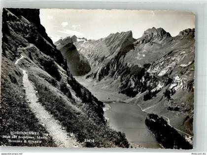 9057 Schwende Foto AK Schrennenweg Seealpsee Säntis - 38061838
