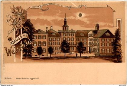 Gruss aus Weissbad - Litho