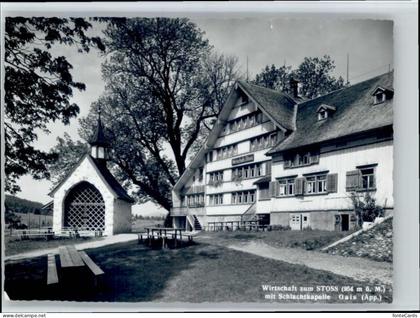 Stoss Altstaetten Wirtschaft Schlacht Kapelle