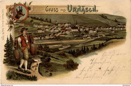 Gruss aus Urnäsch - Litho
