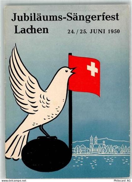 9428 Lachen 1950 - Jubiläums-Sängerfest - 13299502