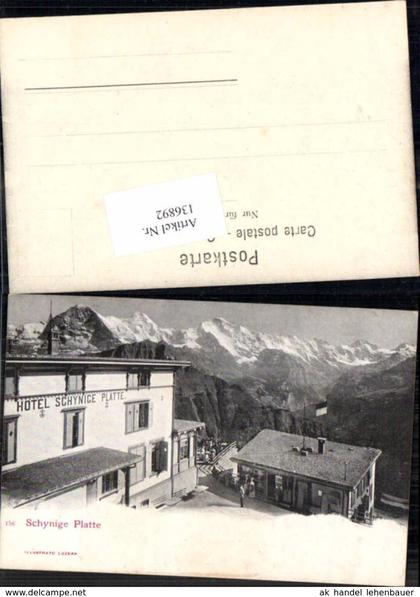 136892,Schynige Platte Hotel Gündlischwand Kt Bern