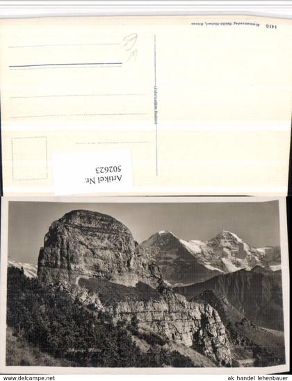 502623,Schynige Platte b. Gündlischwand Bergkulisse Kt Bern