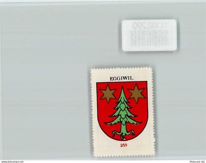 3537 Eggiwil - Vignette Wappen Kaffee Hag ca 1920-1940 - 11102290