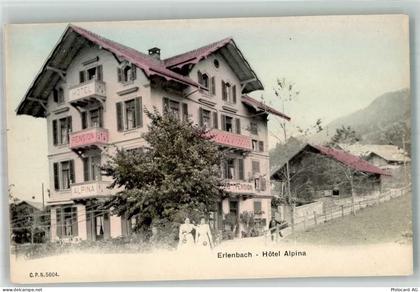 3762 Erlenbach im Simmental Foto AK Hotel Alpina - 13581898