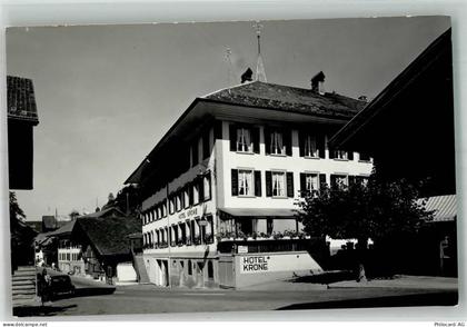 3762 Erlenbach im Simmental Foto AK Hotel Krone - 10748706