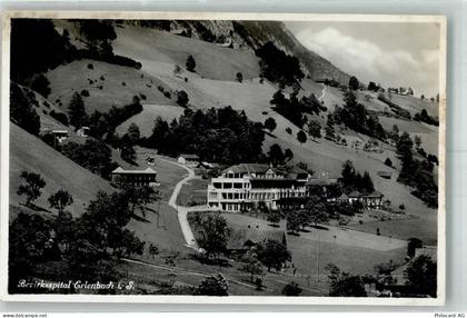 3762 Erlenbach im Simmental Foto AK Krankenhaus Feldpost Landsturm Train... - 38194357