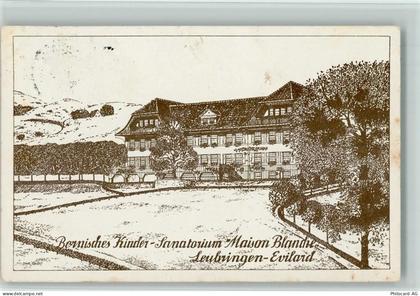 2533 Leubringen Evilard Künstlerkarte Bernisches Kinder-Sanatorium Maiso... - 13113957
