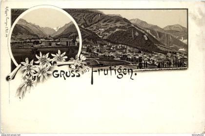 Gruss aus Frutigen - Litho