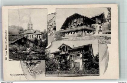 3506 Grosshöchstetten 1912 Foto AK Kirche - 13673472