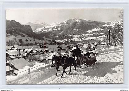 Gstaad (BE) Pferdeschlitten Foto Franz Villiger, Gstaad