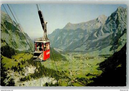 3718 Kandersteg 1962 Foto AK Seilbahn Kandersteg-Stock - 38193377