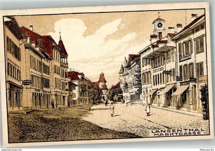 4900 Langenthal Künstlersteindruck Marktgasse - 13572842