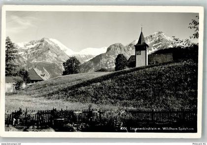 3782 Lauenen b. Gstaad 1963 Foto AK Kirche - 38211440