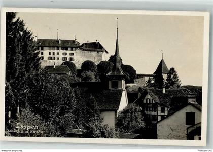 3177 Laupen BE 1929 Foto AK Schloss Kirche - 38021993