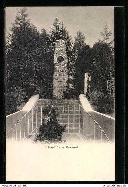 AK Lützelflüh, Denkmal für Jeremias Gotthelf