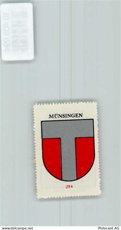 3110 Münsingen - Vignette Wappen Kaffee Hag ca 1920-1940 - 10408994