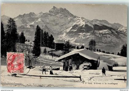 2515 Prêles 1908 - Winter in der Montagne - 10596476