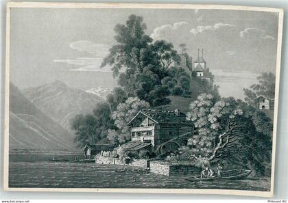 3852 Ringgenberg BE - Burg Ruine Ringgenberg Brienzersse Ak nach Stich... - 38255861