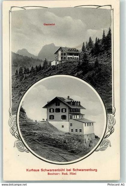 3150 Schwarzenburg 1910 - Kurhaus Schwarzenbühl - 13251028