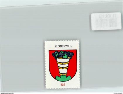 3655 Sigriswil - Vignette Wappen Kaffee Hag ca 1920-1940 Sigriswil - 11101110